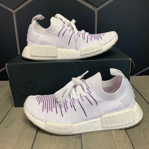 adidas nmd white purple